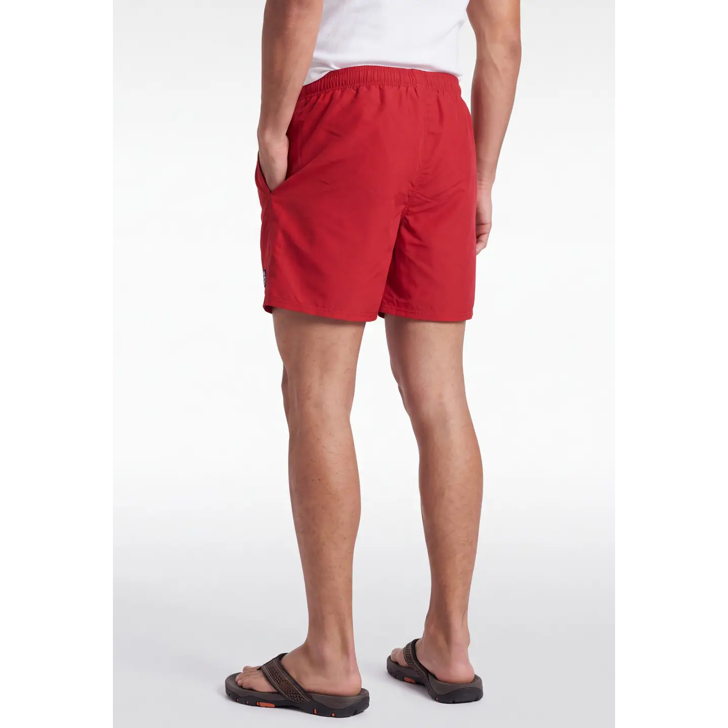 Traje De Baño Clásico Hombre Rojo 2
