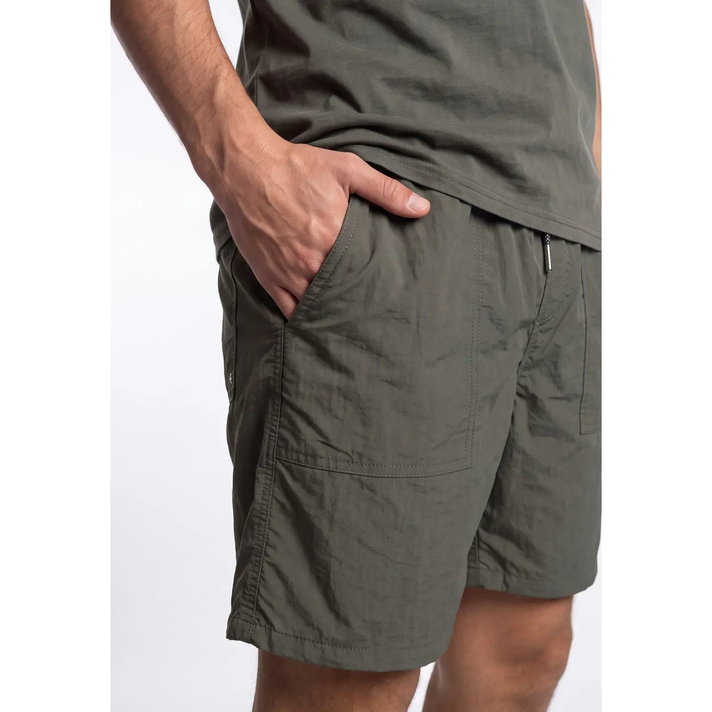 Traje De Baño Casual Hombre Verde 4