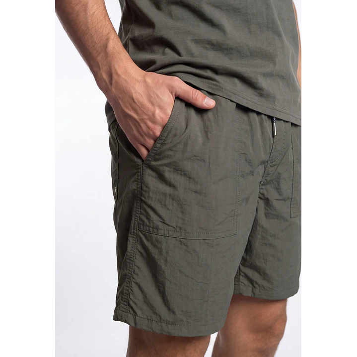 Traje De Baño Casual Hombre Verde 4
