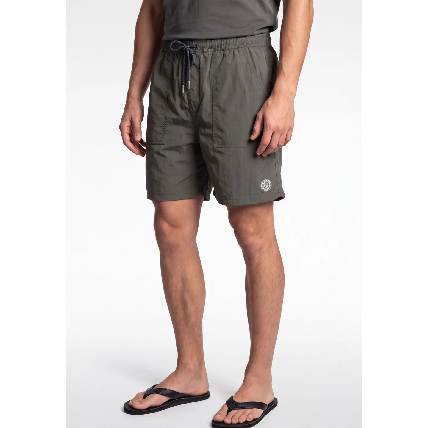 Traje De Baño Casual Hombre Verde 1