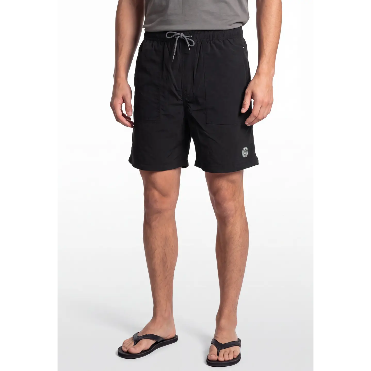 Traje De Baño Casual Hombre Negro 1