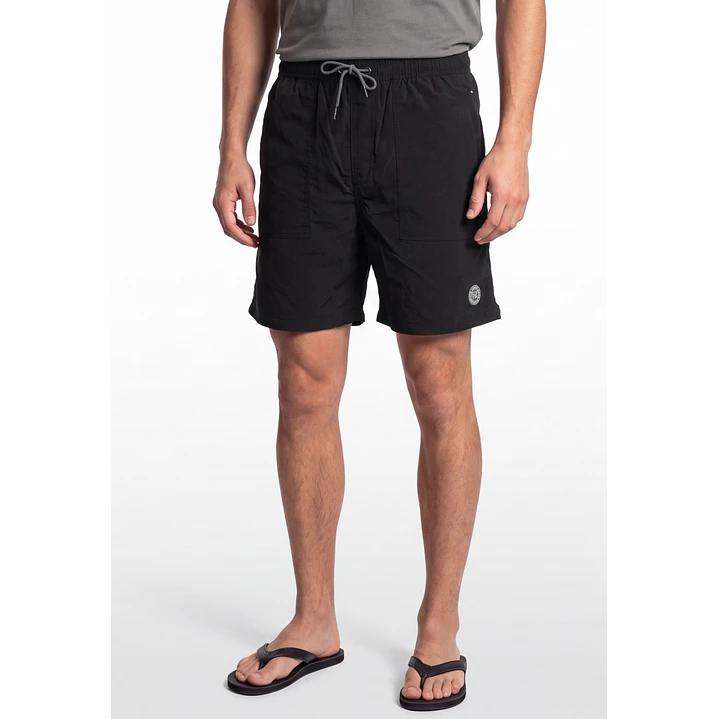 Traje De Baño Casual Hombre Negro 1