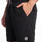 Traje De Baño Casual Hombre Negro - Miniatura 4