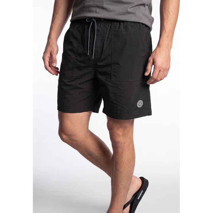 Traje De Baño Casual Hombre Gris 4