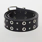 Cinturón Doble Eyelet Mujer Negro - Miniatura 2