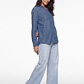 Blusa Denim Mujer Manga Larga Azul - Miniatura 3