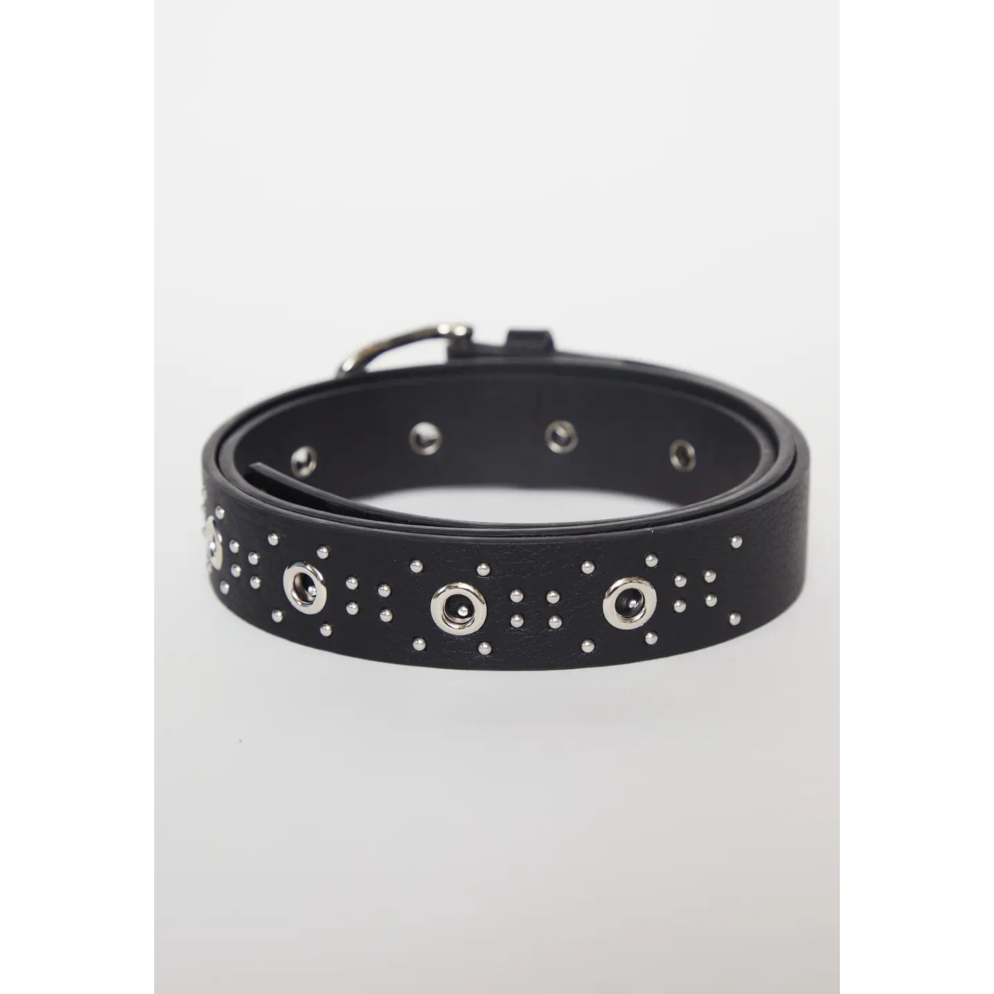 Cinturón Eyelet Mujer Negro 2