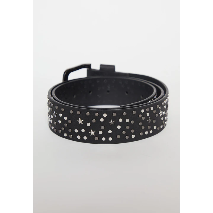 Cinturón Tachas Mujer Negro 2