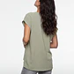 Blusa Botones Mujer Verde - Miniatura 2