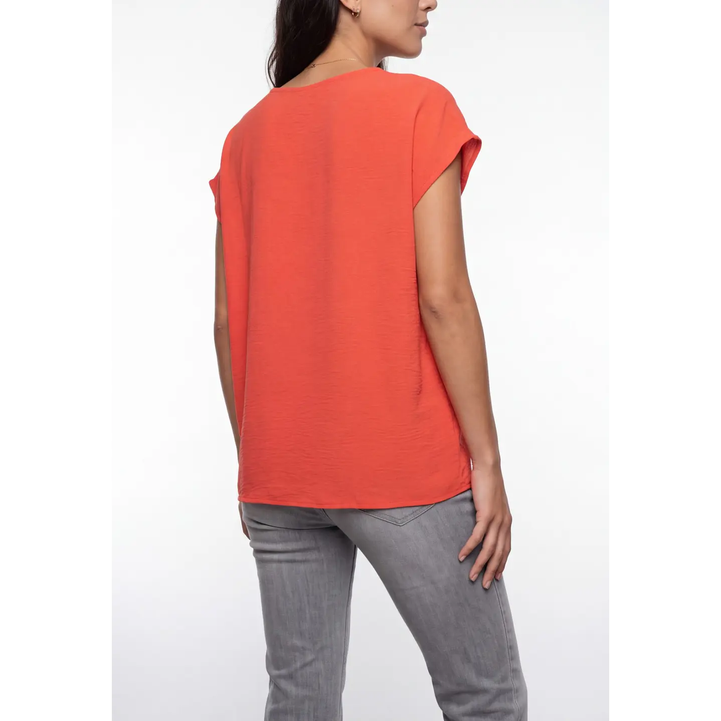 Blusa Botones Mujer Rojo 2