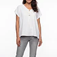 Blusa Botones Mujer Blanco - Miniatura 3