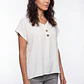 Blusa Botones Mujer Blanco - Miniatura 1