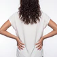Blusa Botones Mujer Blanco - Miniatura 2