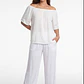 Blusa Elasticada  Mujer Crudo - Miniatura 3