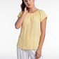 Blusa Elasticada Mujer Amarillo - Miniatura 1