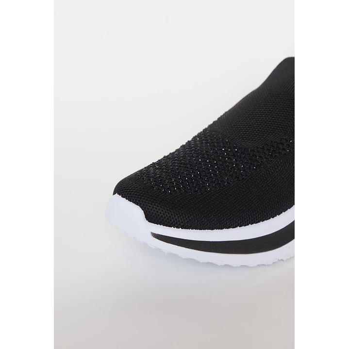 Zapatilla Sock sneakers Mujer Negro 3