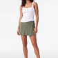 Falda Skort Rustico Mujer Verde - Miniatura 3