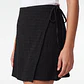 Falda Skort Rustico Mujer Negro - Miniatura 4