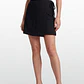 Falda Skort Rustico Mujer Negro - Miniatura 1