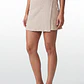 Falda Skort Rustico Mujer Beige - Miniatura 1