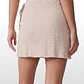 Falda Skort Rustico Mujer Beige - Miniatura 2