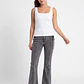 Jeans Costuras Flare Mujer Gris - Miniatura 3