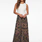 Pantalón Indian Maxi Wide Leg Mujer Negro - Miniatura 3
