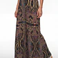 Pantalón Indian Maxi Wide Leg Mujer Negro - Miniatura 1