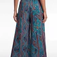 Pantalón Indian Maxi Wide Leg Mujer Azul - Miniatura 2