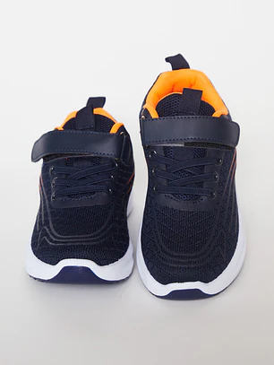 Zapatilla Velcro Niño Azul