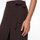 Pantalón Creps Wide Leg Mujer Café - Miniatura 4
