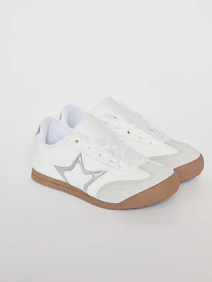 Zapatilla Urbana Niña Blanco