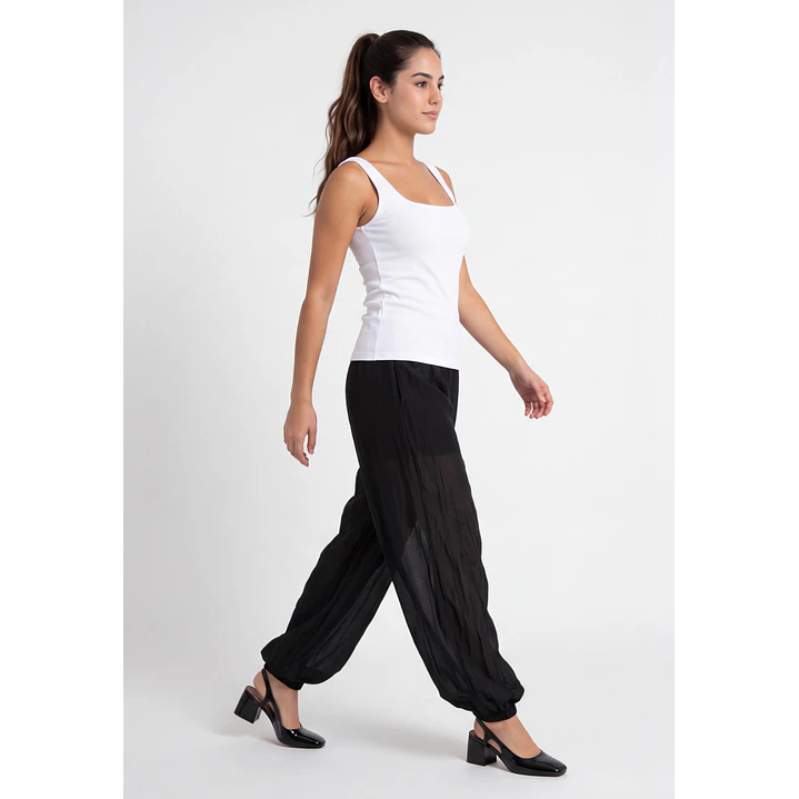 Pantalón Ballon Mujer Negro 3