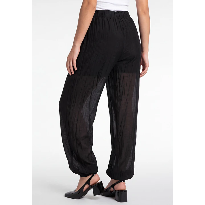Pantalón Ballon Mujer Negro 2
