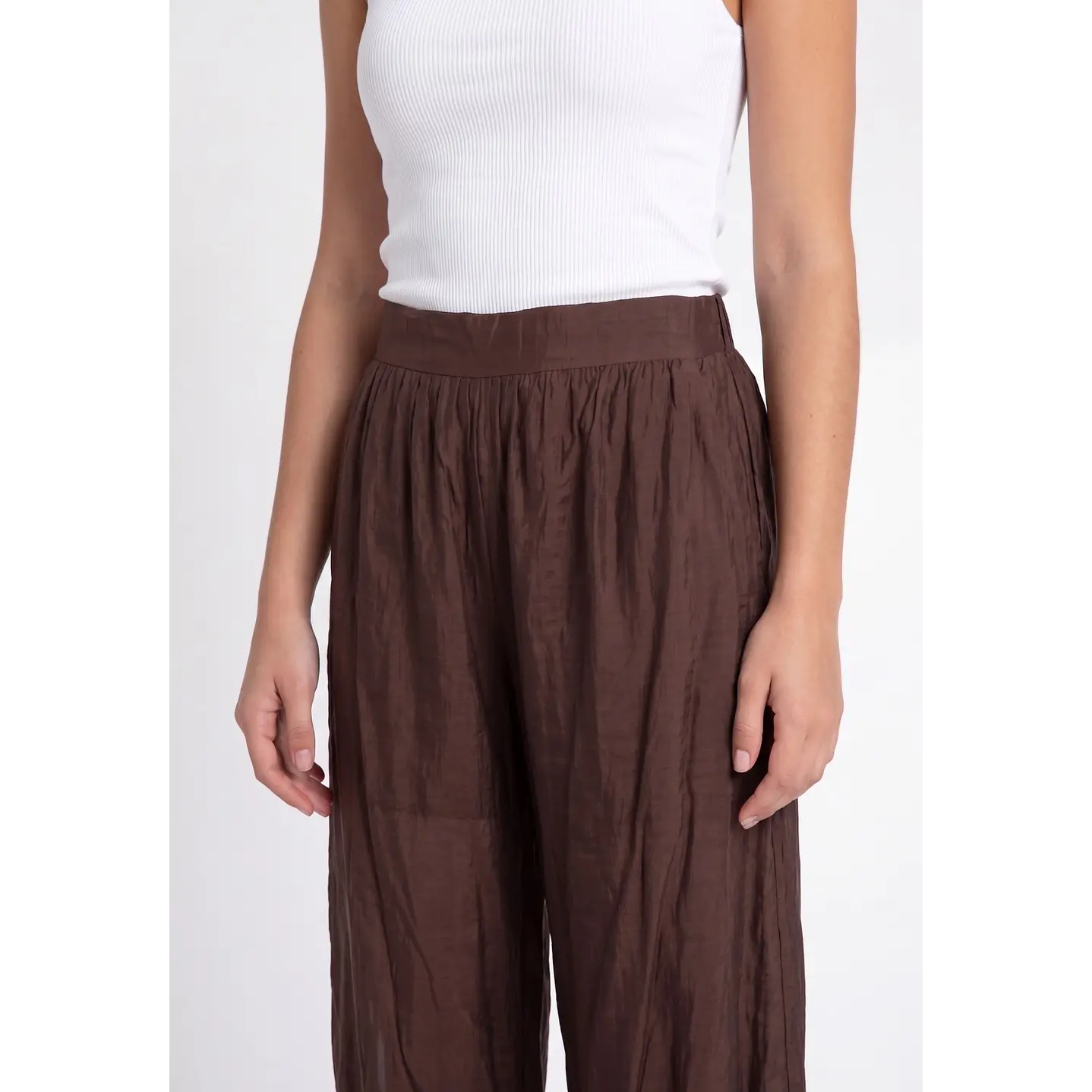 Pantalón Ballon Mujer Café 4