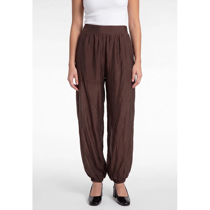 Pantalón Ballon Mujer Café 1