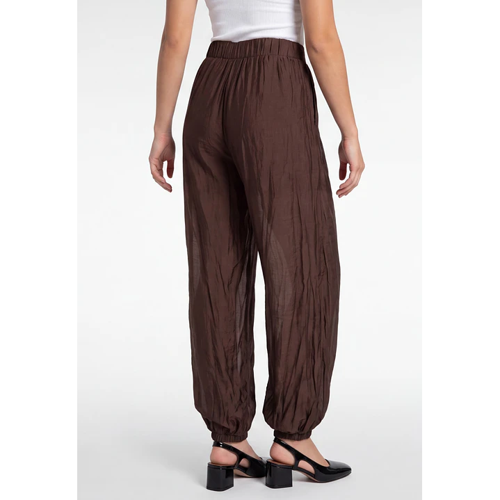 Pantalón Ballon Mujer Café 2