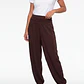 Pantalón Corrugado Bombachos Mujer Café - Miniatura 1