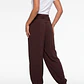 Pantalón Corrugado Bombachos Mujer Café - Miniatura 2