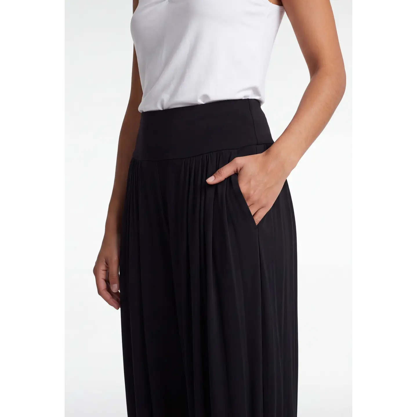 Pantalón Elasticados Bombachos Mujer Negro 4