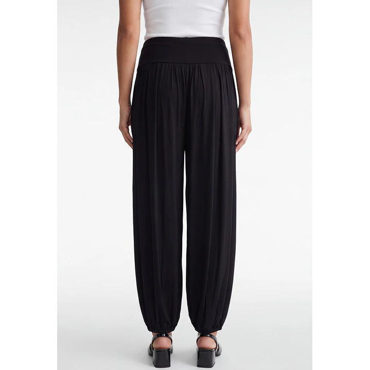 Pantalón Elasticados Bombachos Mujer Negro 2