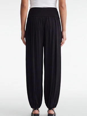 Pantalón Elasticados Bombachos Mujer Negro