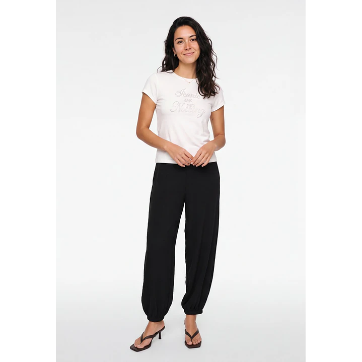 Pantalón Elasticados Bombachos Mujer Negro 3