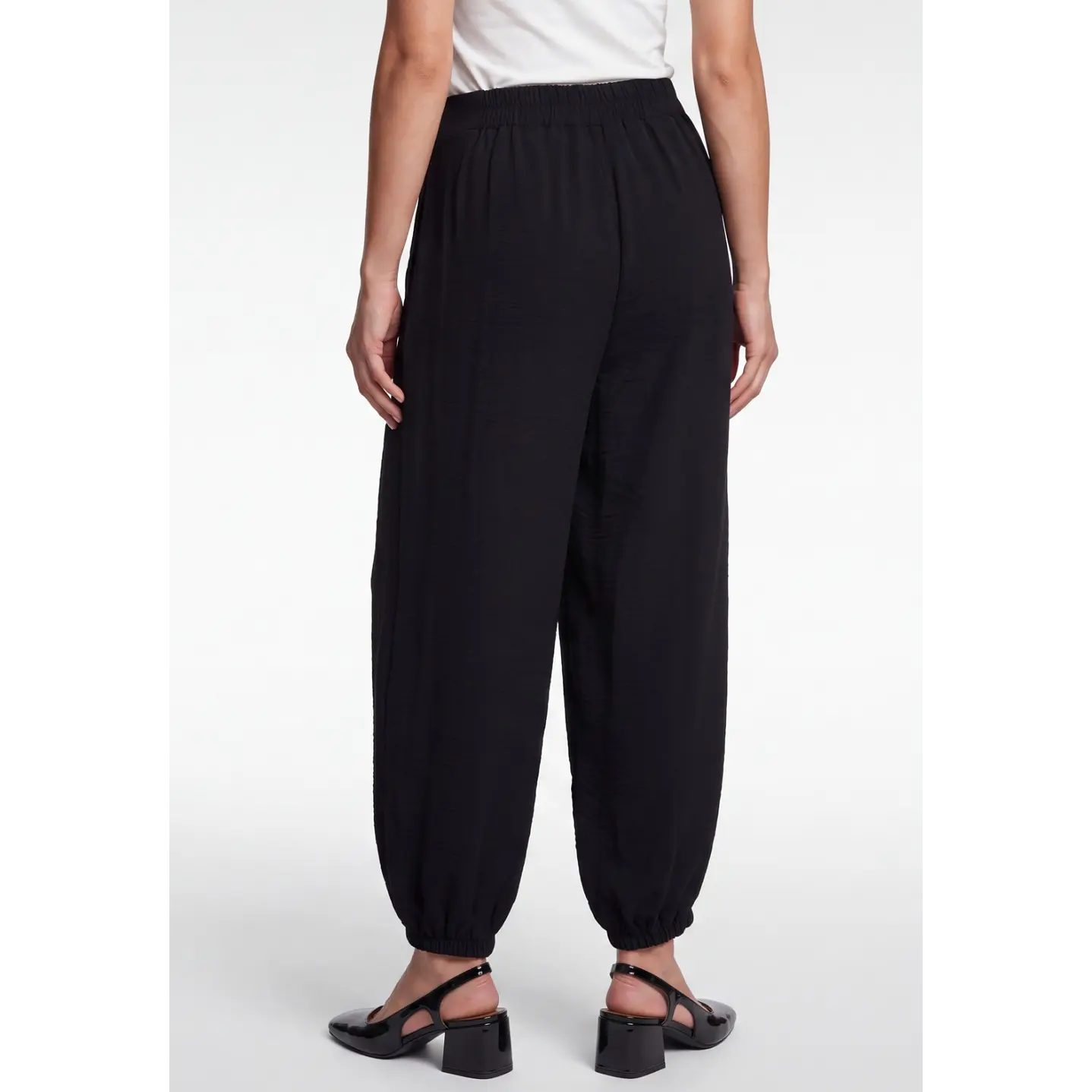 Pantalón Elasticados Bombachos Mujer Negro 2