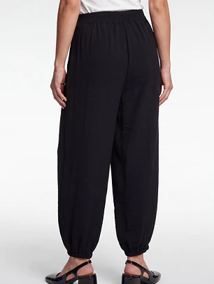 Pantalón Elasticados Bombachos Mujer Negro