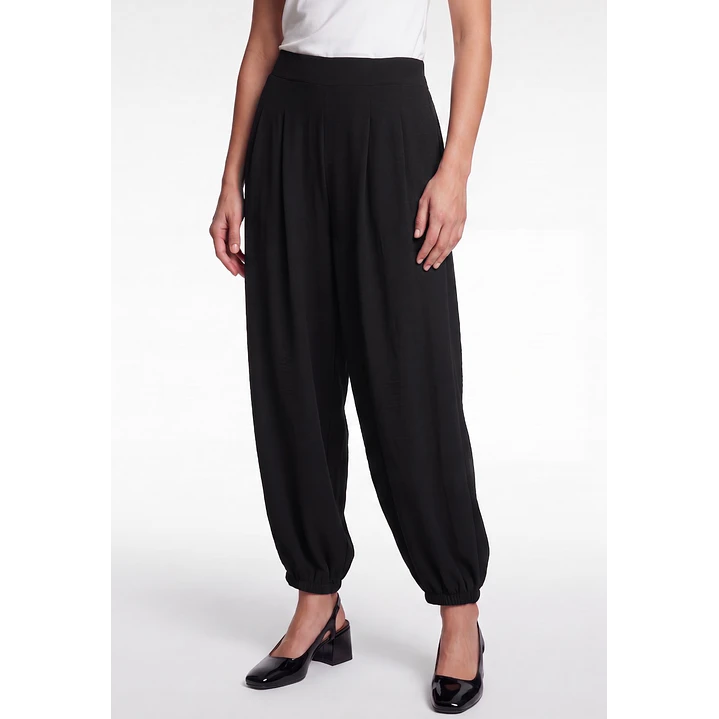 Pantalón Elasticados Bombachos Mujer Negro 1