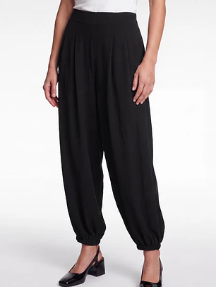 Pantalón Elasticados Bombachos Mujer Negro