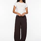 Pantalón Elasticados Bombachos Mujer Café - Miniatura 3