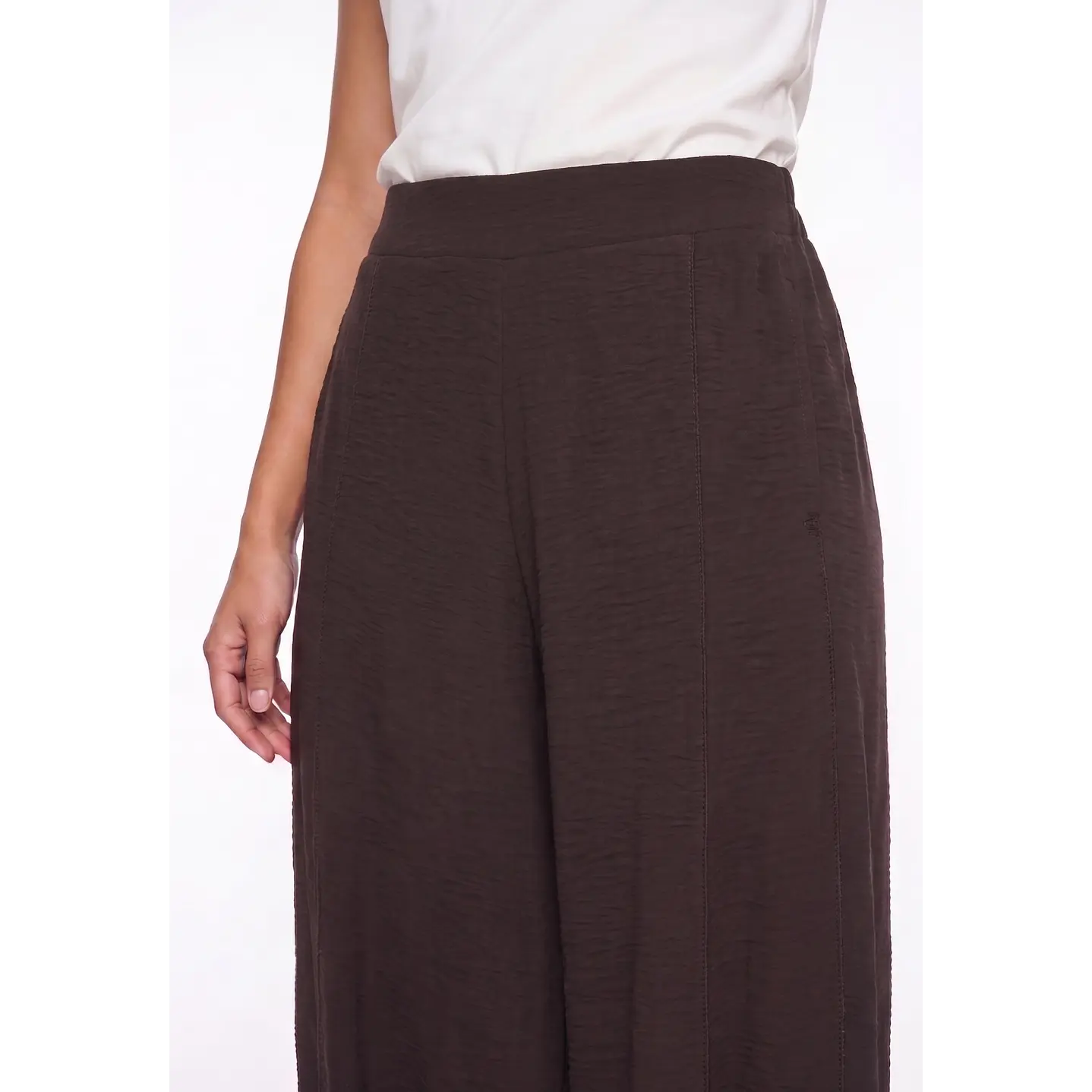 Pantalón Elasticados Bombachos Mujer Café 4