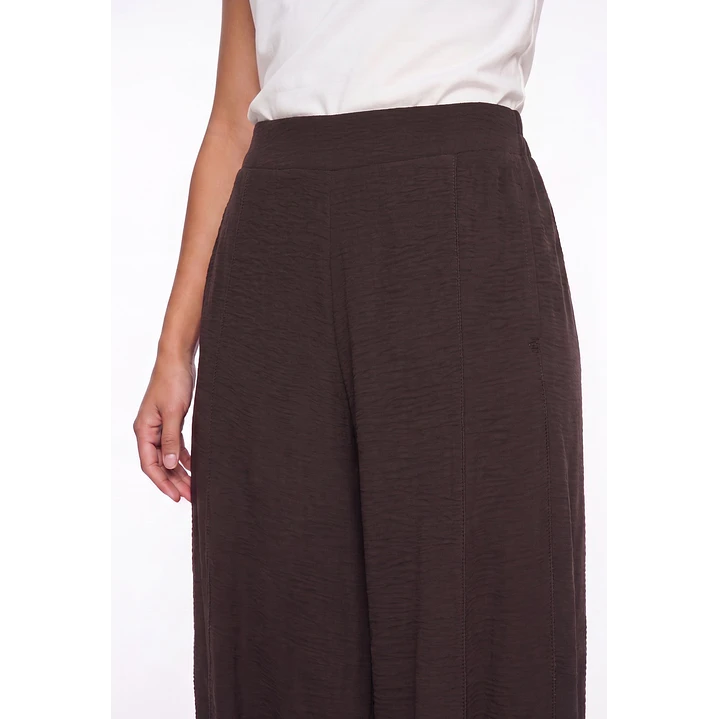Pantalón Elasticados Bombachos Mujer Café 4